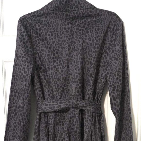 Vintage Y2K Kirna Zabete Lip Print Belted Trench/Dress Sz XL - Picture 3 of 6